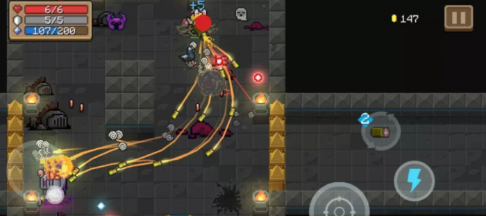 元气骑士怎么在开局拿三把武器1