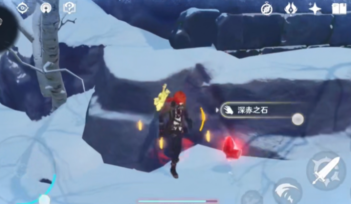 原神雪山石头怎么打1