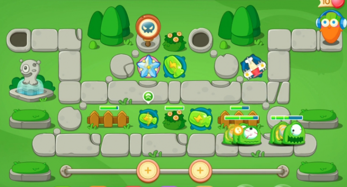 保卫萝卜3公园8关怎么过1