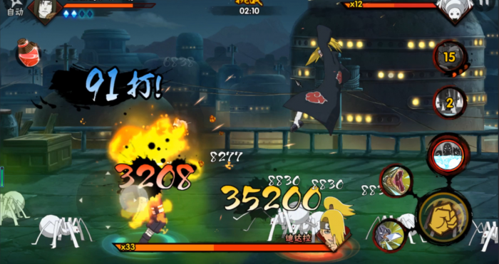 火影忍者手游三忍之名多少战力能过3