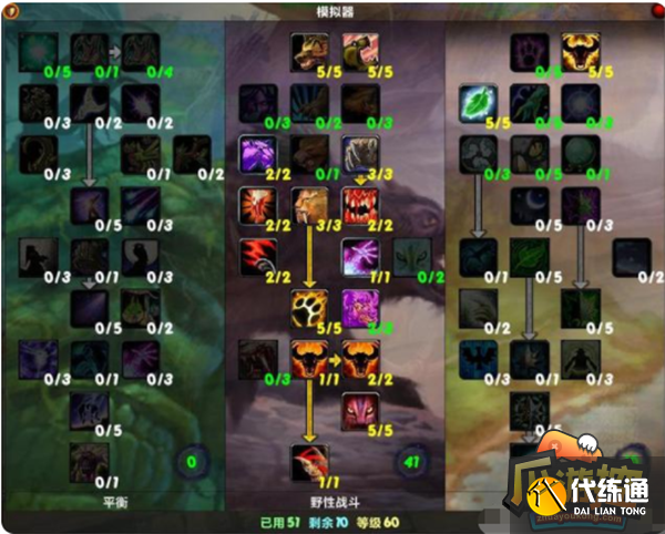 魔兽世界野德天赋_野德任务天赋